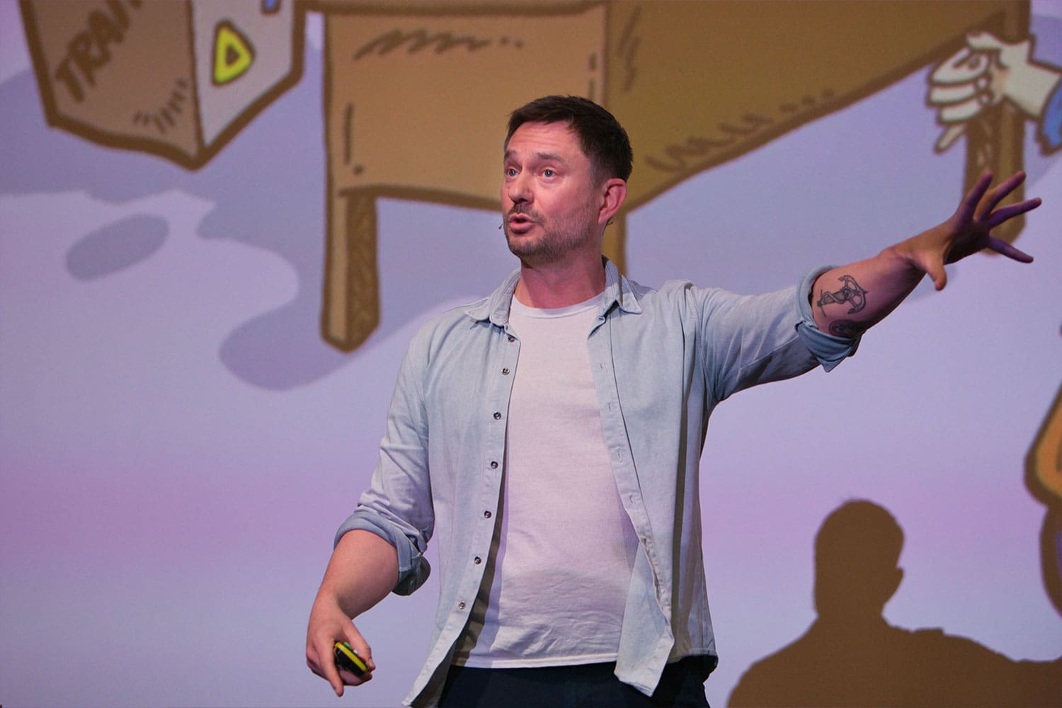 Josh Stinton på WOW-konferansen